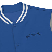 Load image into Gallery viewer, Men&#39;s Varsity Jacket - Visualize Apparel