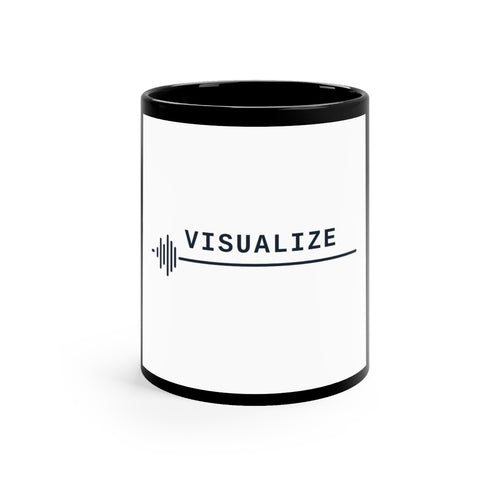 Black mug 11oz - Visualize Apparel