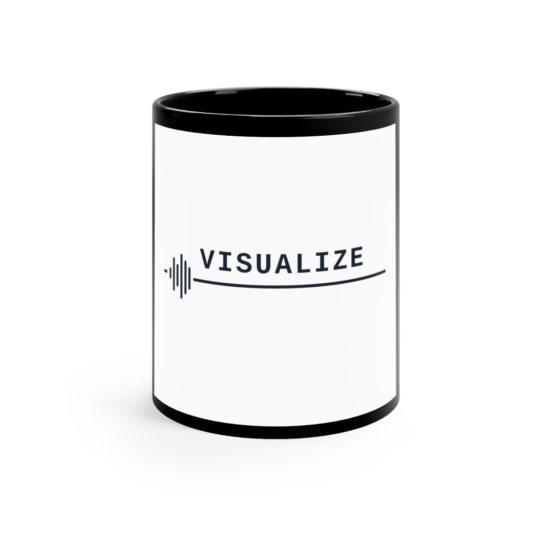 Black mug 11oz - Visualize Apparel