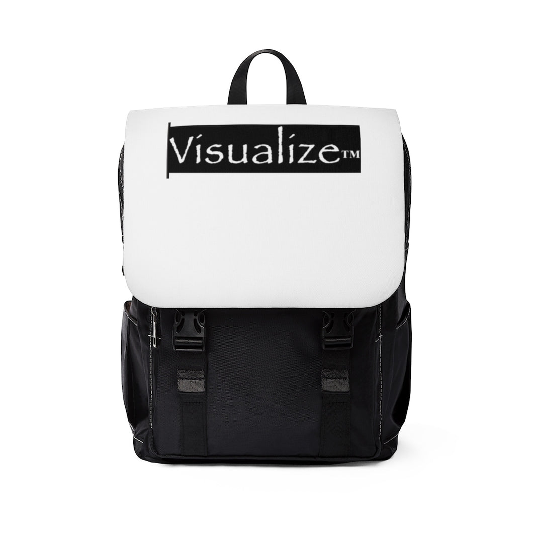 Unisex Casual Shoulder Backpack (Limited Edition Design) - Visualize Apparel
