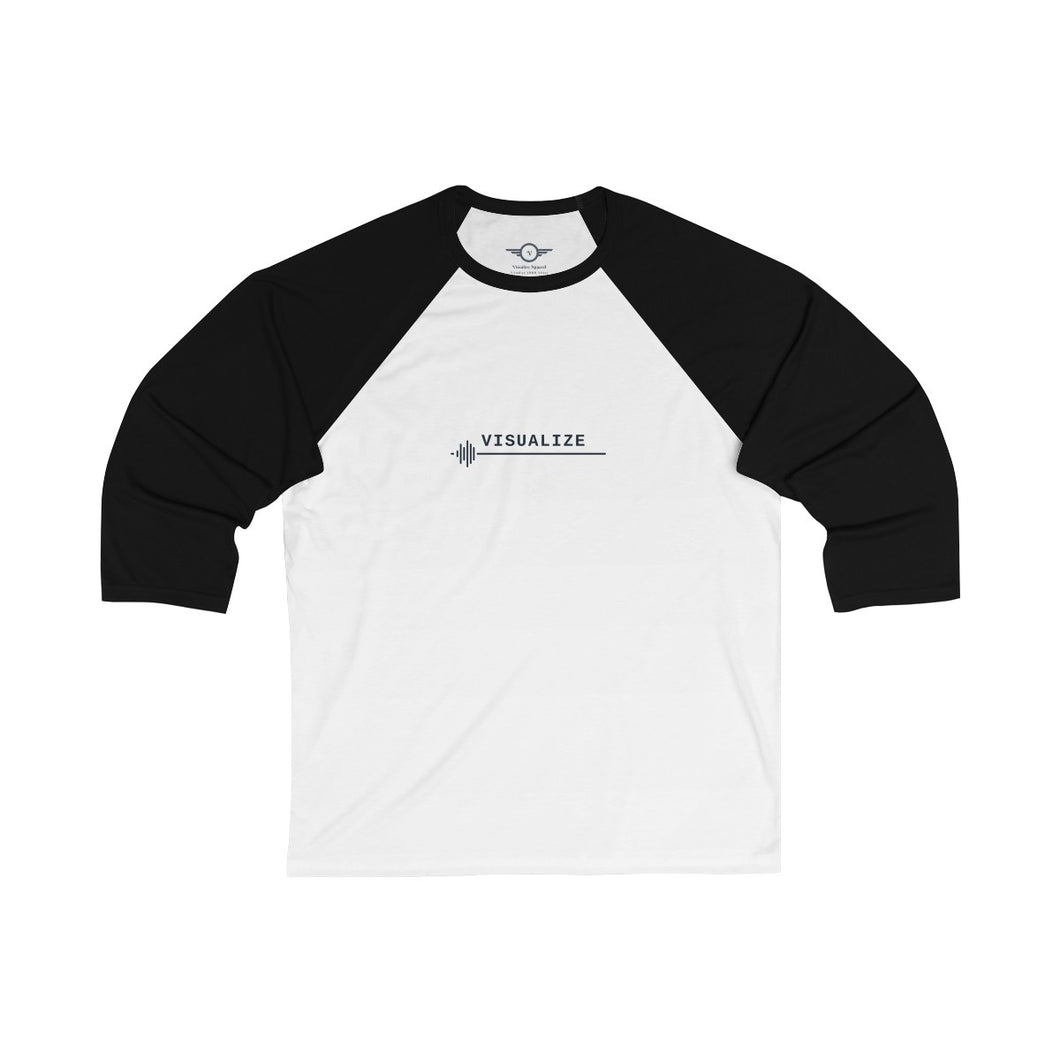 Unisex 3/4 Sleeve Baseball Tee - Visualize Apparel