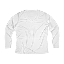 Load image into Gallery viewer, Women&#39;s Long Sleeve Performance V-neck Tee - Visualize Apparel