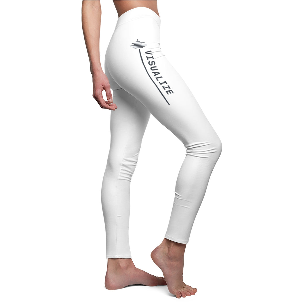 Women's Cut & Sew Casual Leggings - Visualize Apparel