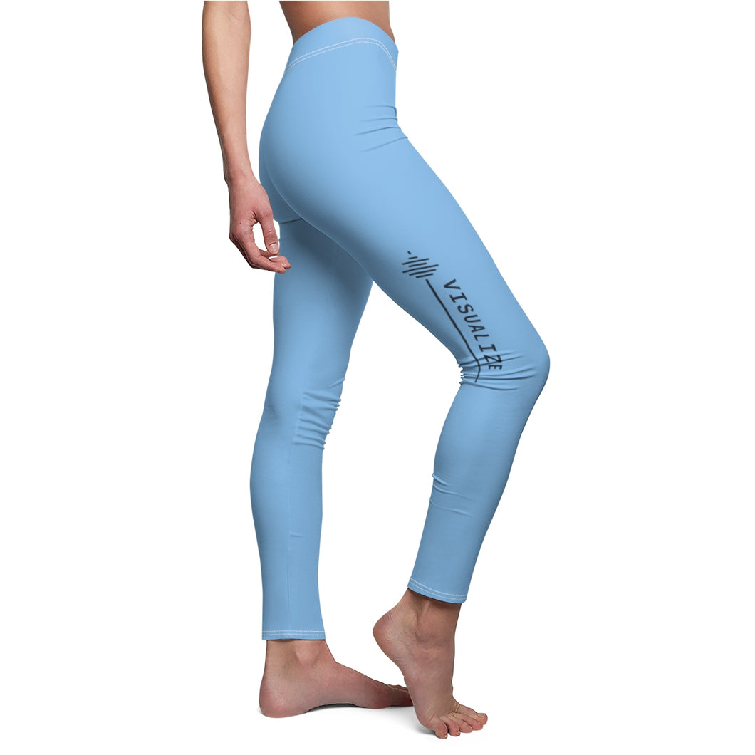 Women's Cut & Sew Casual Leggings - Visualize Apparel