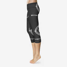 Load image into Gallery viewer, All-Over Print Capri Leggings - Visualize Apparel